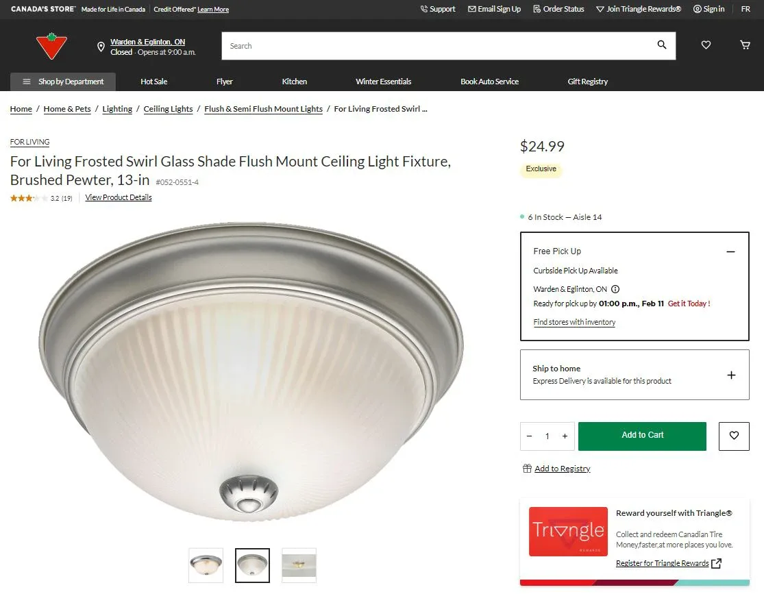 Ceiling Light + Fluorescent Lamp - Brand New in Box!! image indicator(2)