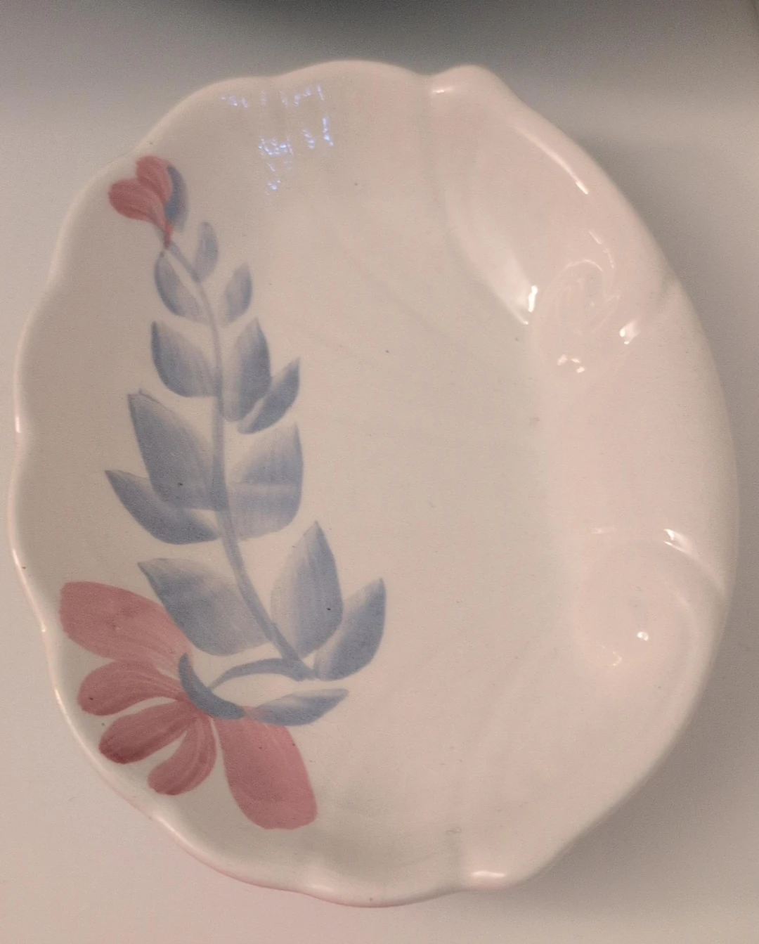 Vintage Floral Plate 🥕