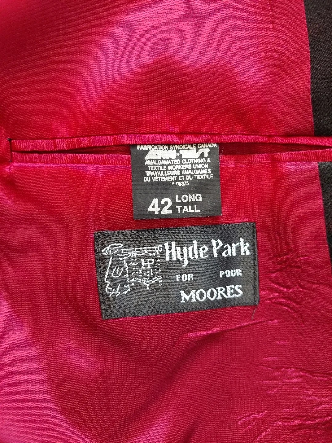 Hyde Park for Moore's Wool Blazer - Size 42 Long⁸8i image indicator(4)