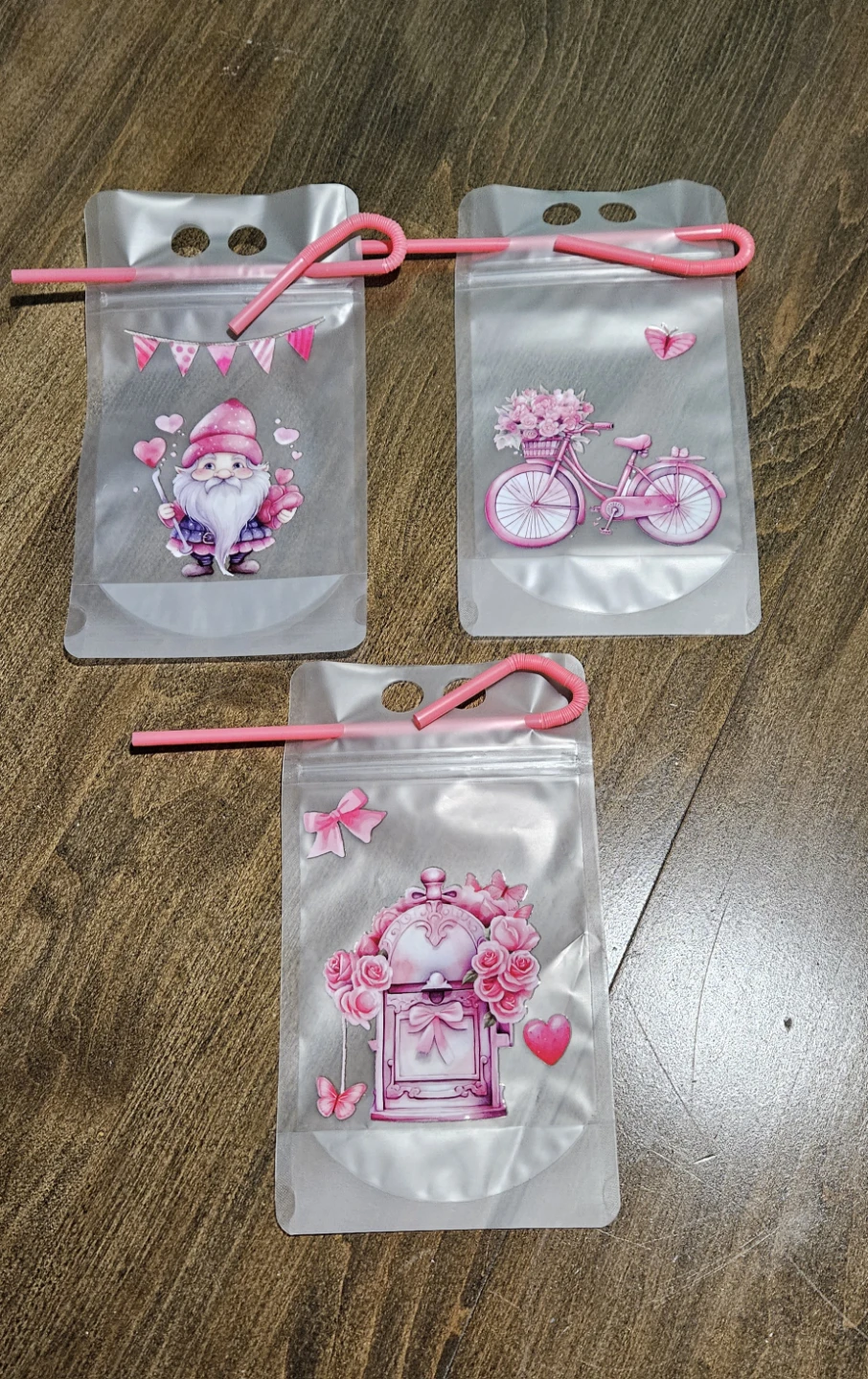 Reusable drink pouches
