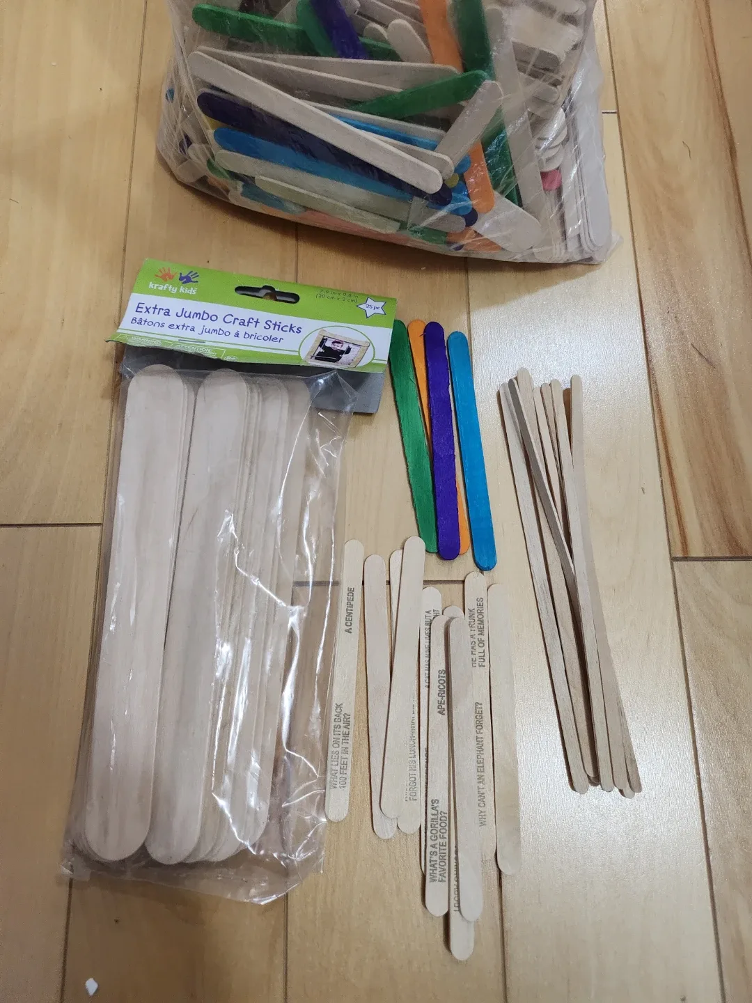 FREE Popsicle sticks, 3 variety, Extra Jumbo Craft Sticks image indicator(2)