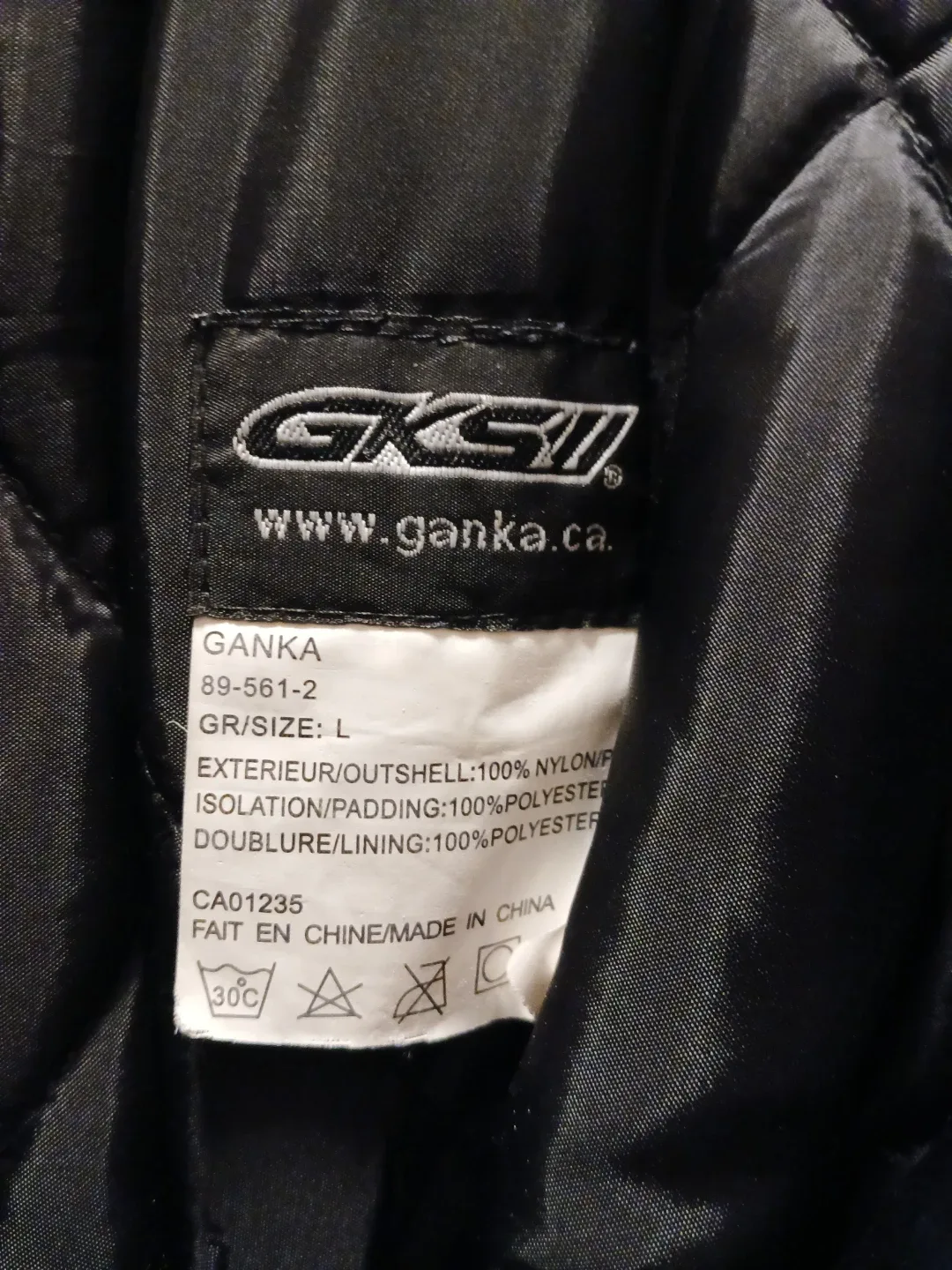 Ganka(GKS)  Snowmobile Bib  Snowpants and Jacket - Size L image indicator(2)
