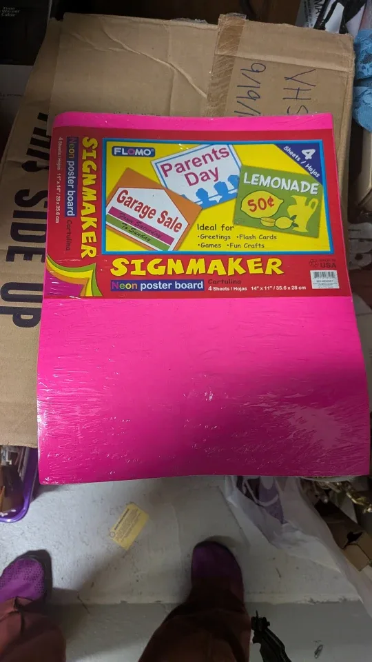 FLOMO Signmaker Neon Poster Board