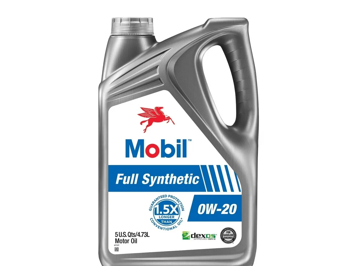 Mobil Full Synthetic 0W-20 Motor Oil - 5 U.S. Qts