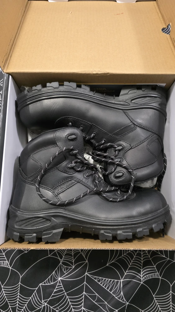 Terra Quinton Black Safety Boots - Size 8.5