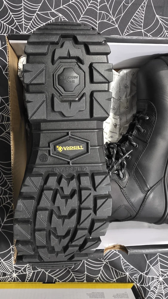 Terra Quinton Black Safety Boots - Size 8.5 - photo 2