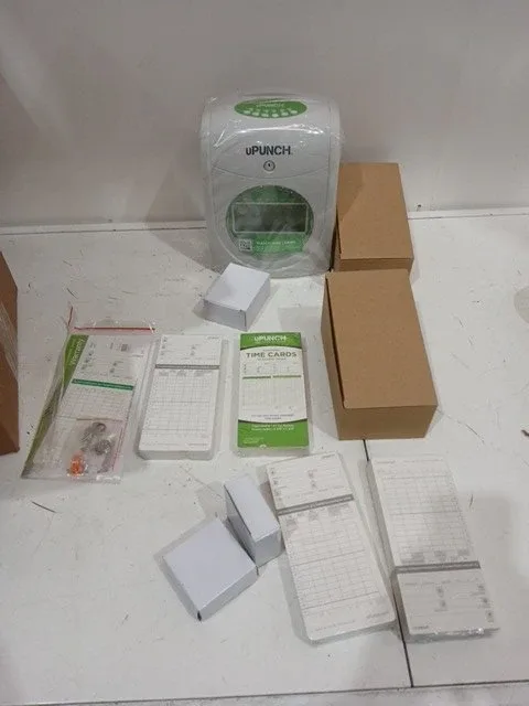 UPUNCH ELECTRONIC NON CALCULATING TIME CLOCK - PUNCH CARD READER image indicator(3)