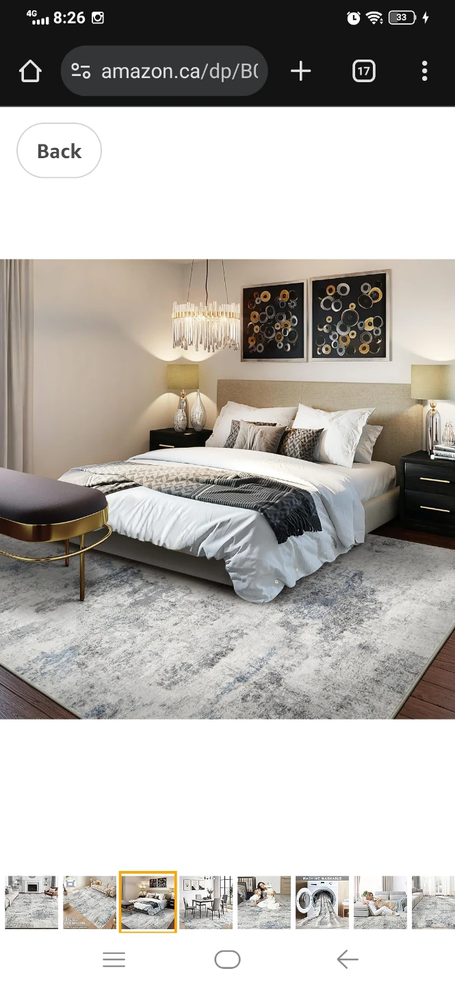 10'x14' Area Rug - Grey & Blue - Brand New - photo 3