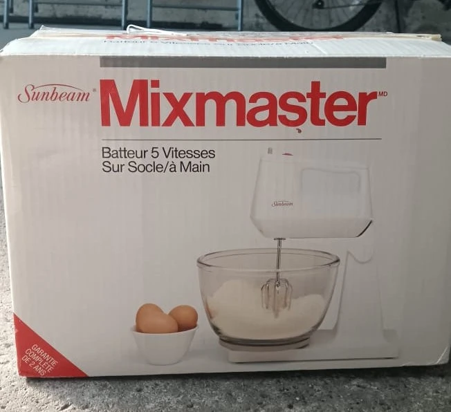 Sunbeam Mixmaster 5-Speed Stand/Hand Mixer - Good in Box - photo 2