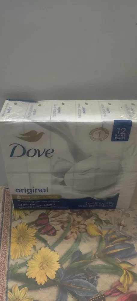 New Dove Original Moisturizing Cream Beauty Bar - 12 Pack