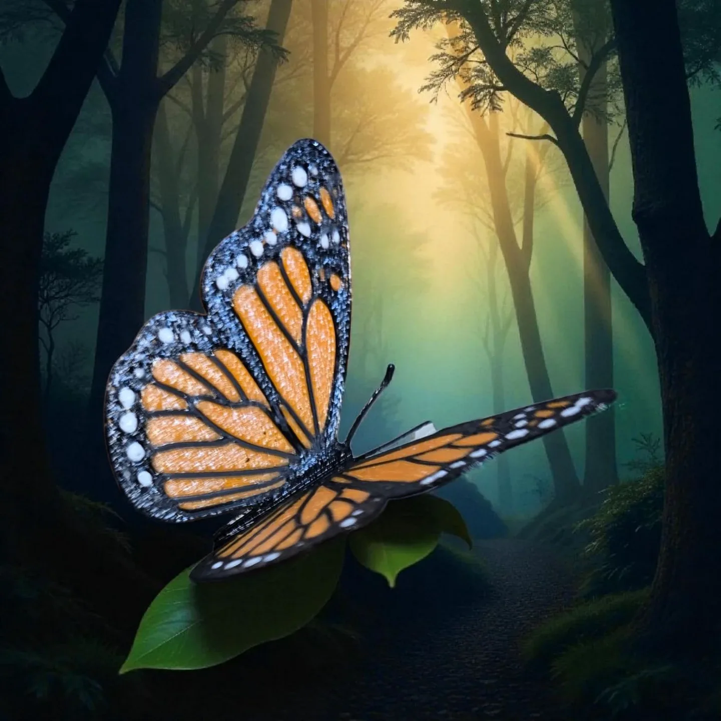 Bookmark, butterfly. image indicator(3)