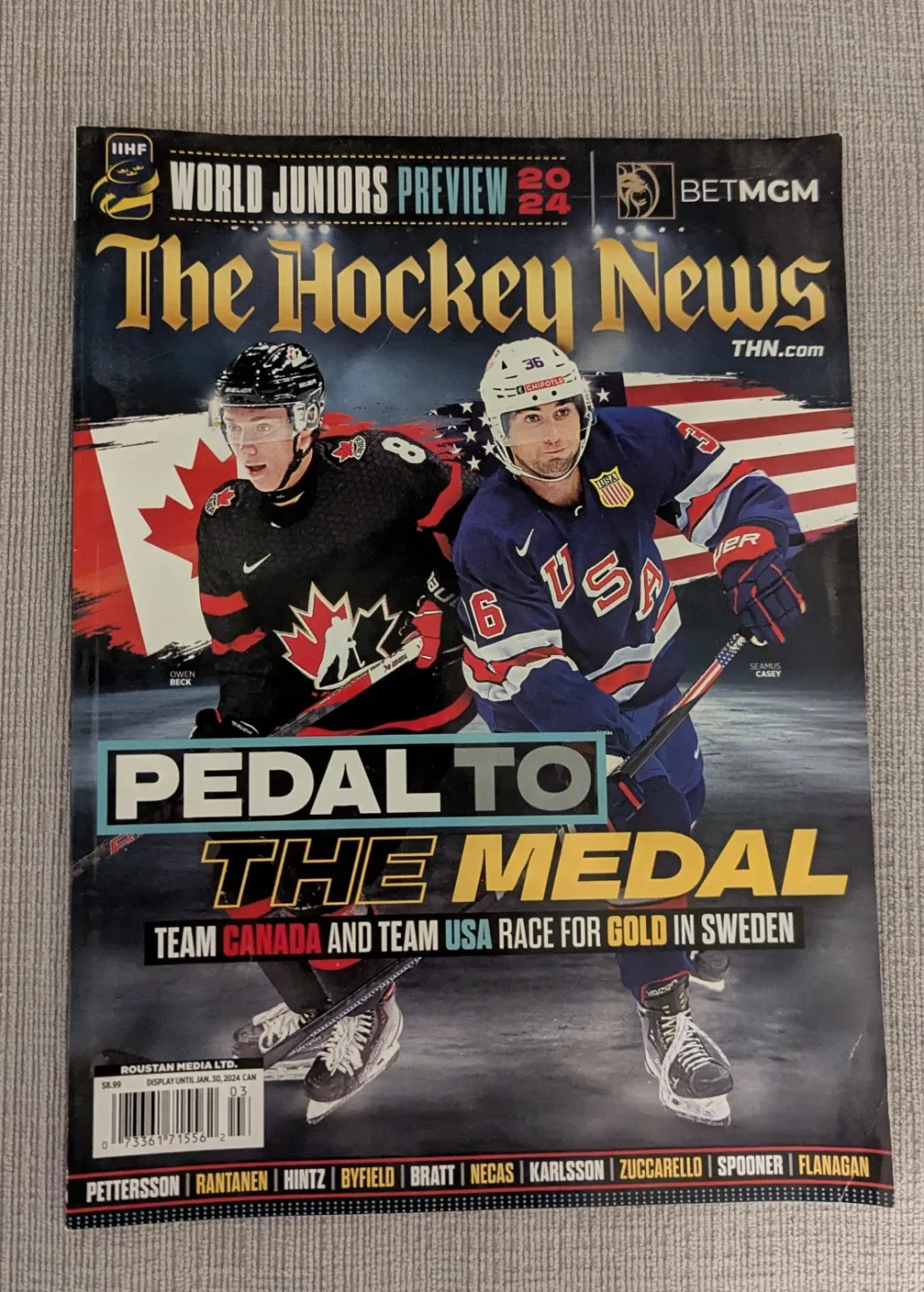 Brand New The Hockey News World Juniors Preview 2024 thumbnail