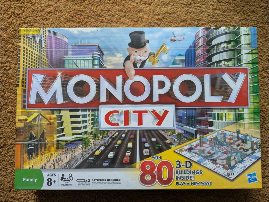 Monopoly City Board Game - Ages 8+