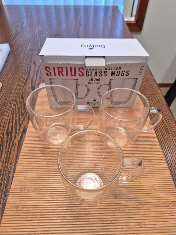 10 Borosilicate Glass Mugs: 7 Double-Wall + 3 Single-Wall image indicator(3)