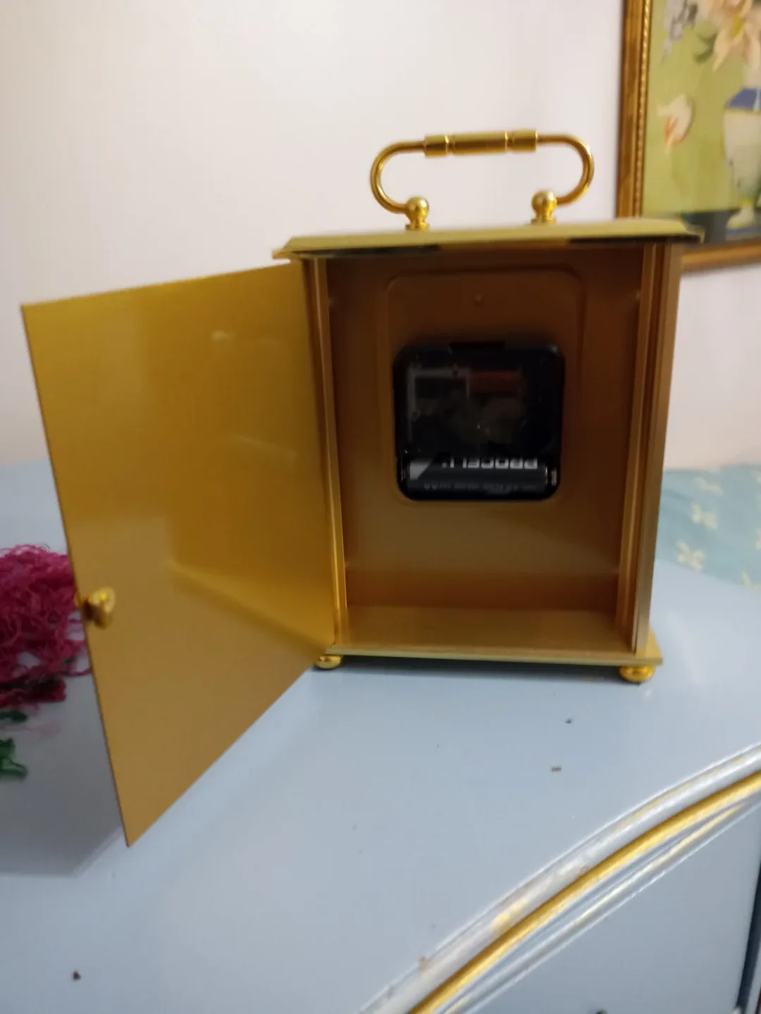 Seiko Vintage Carriage Clock - Gold Finish image indicator(4)