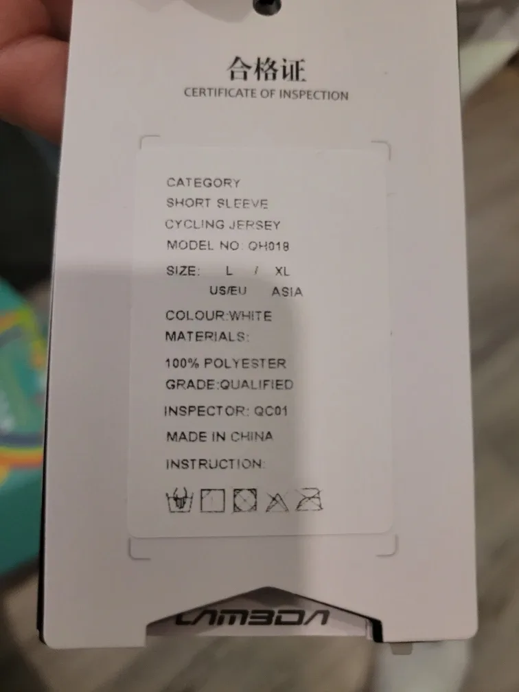 LAMEDA Cycling Jersey - White, Size L/XL image indicator(3)