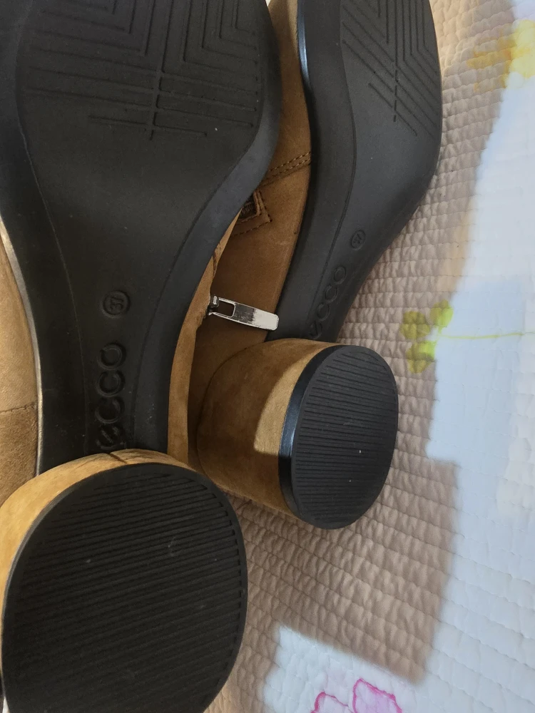 ECCO Suede Ankle Boots - Size 6