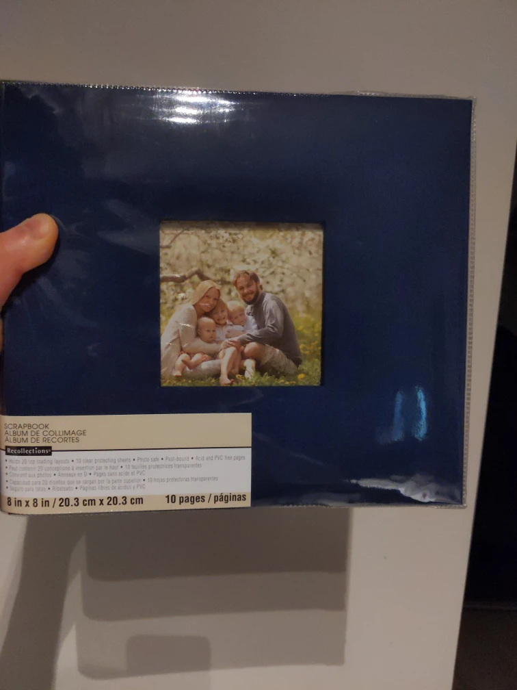 Recollections 8" x 8" Cloth Scrapbook Album - New - photo 2