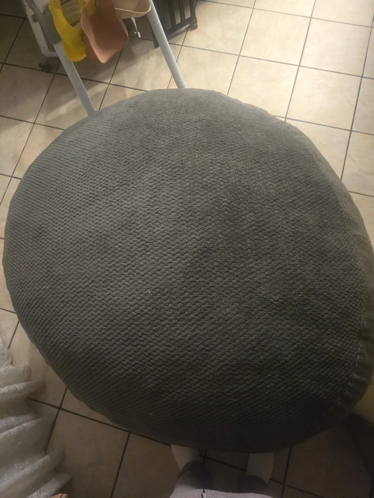 Large Grey Bean Bag Chair - photo 4