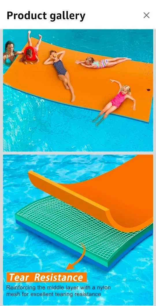 Floating Water Mat - 9' x 4' image indicator(3)