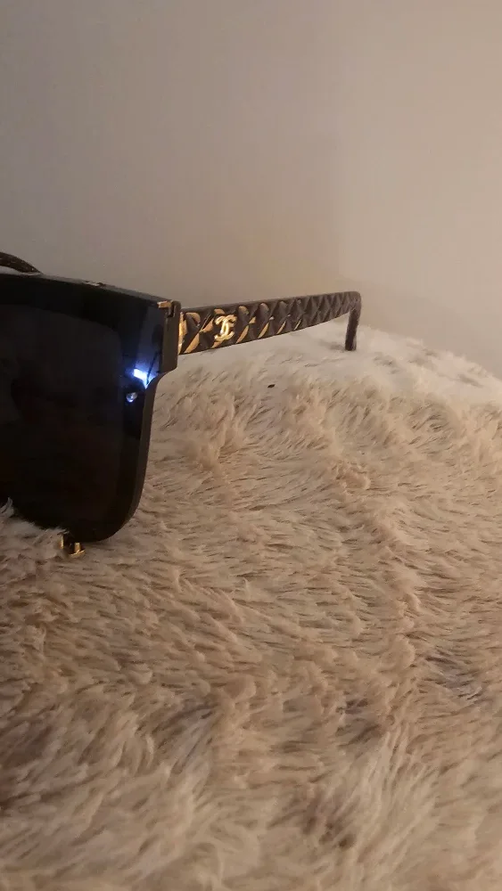 Chanel Black Sunglasses with Case image indicator(3)