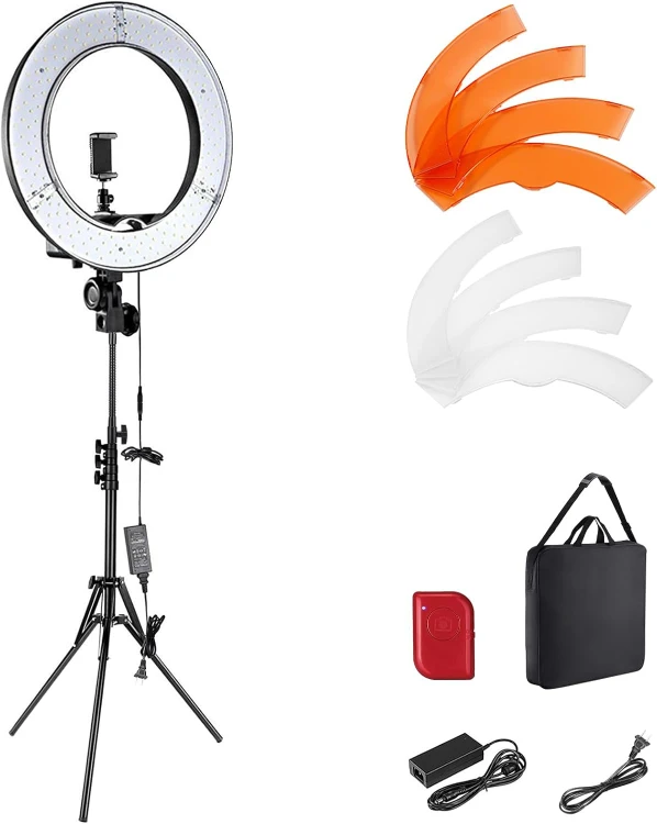 Ring Light 18inch Kit: 55W 5600K Professional LED