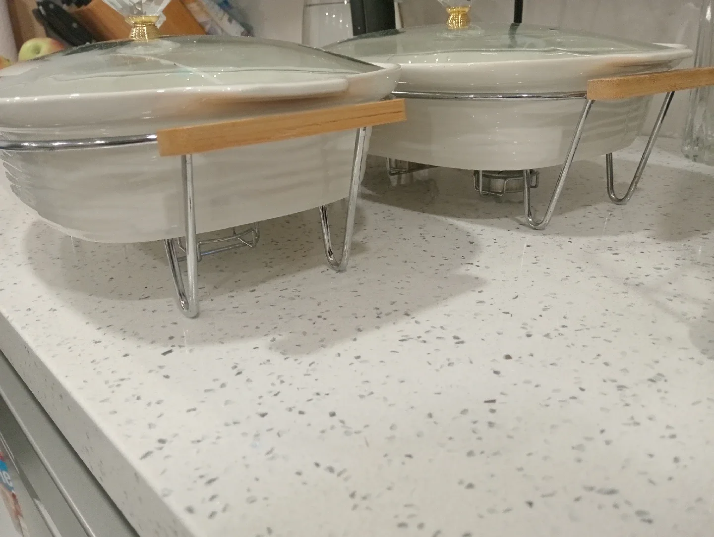 White Serving Dishes with Lids image indicator(3)