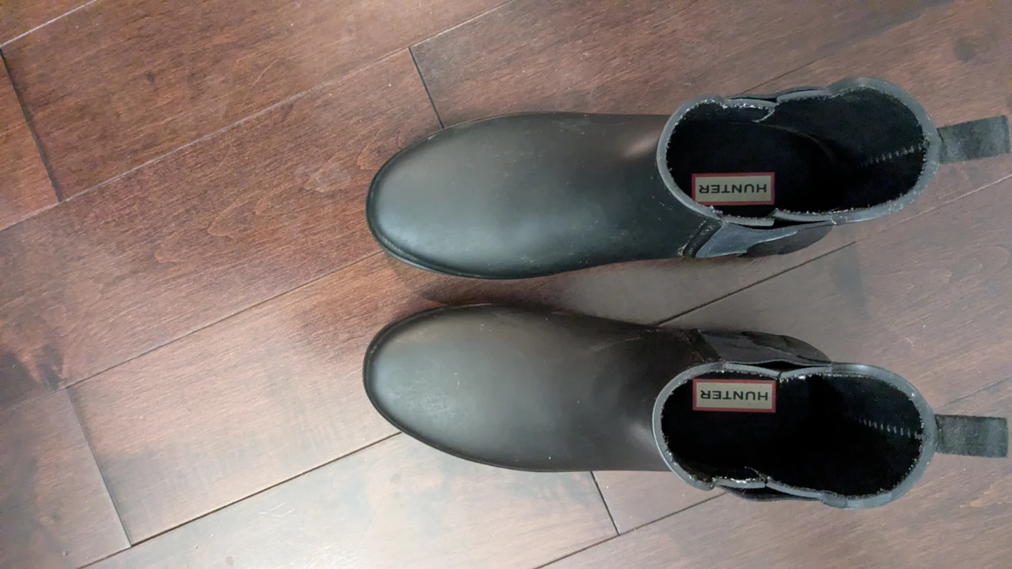 Hunter Chelsea Rain Boots - Black