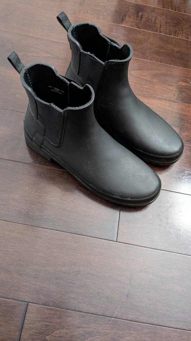 Hunter Chelsea Rain Boots - Black - photo 2