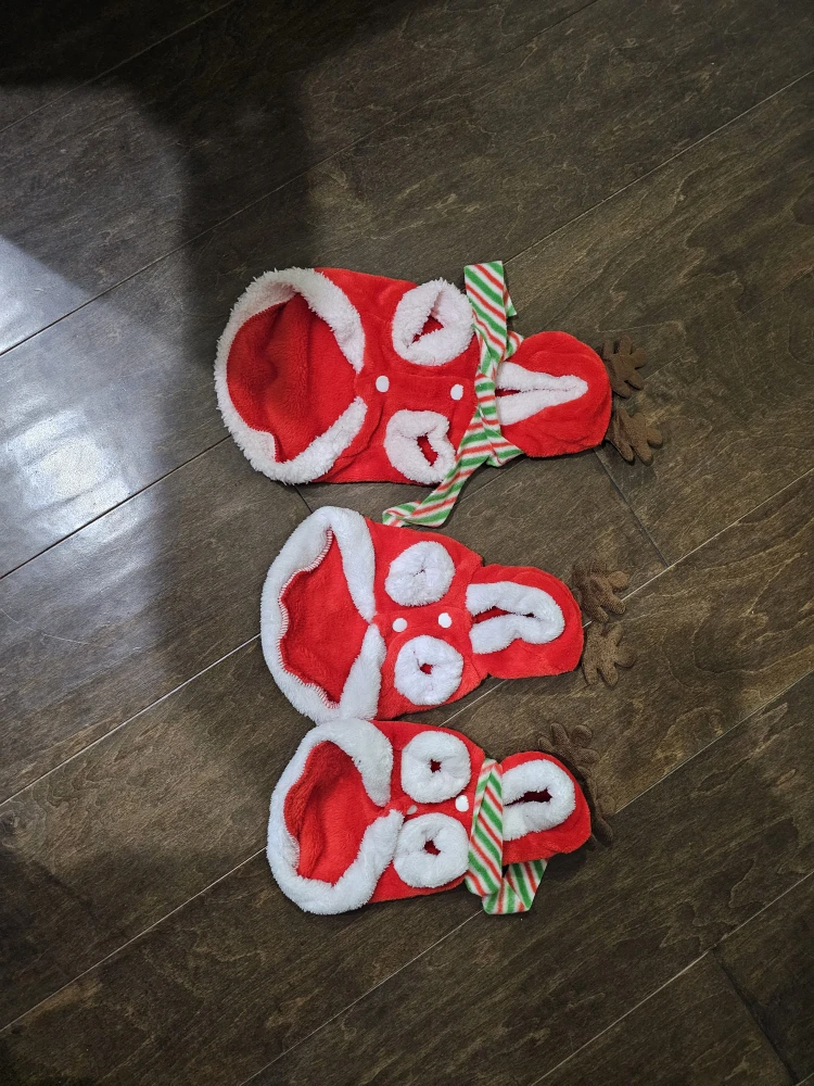Christmas Puppy Clothes, Warm Pet Dog Cat Jacket Coat, Winter...