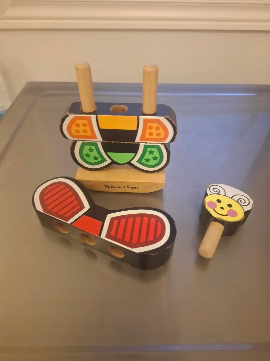 Melissa & Doug Wooden Stacking Toy image indicator(2)