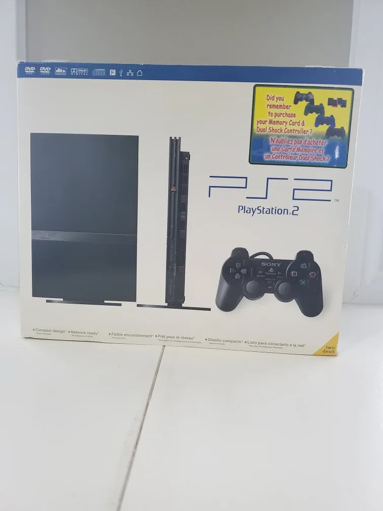 Sony Playstation 2 Console - Charcoal Black