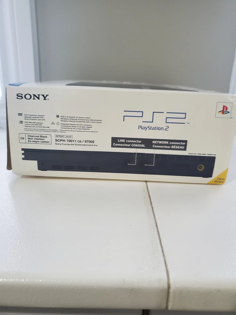 Sony Playstation 2 Console - Charcoal Black - photo 2