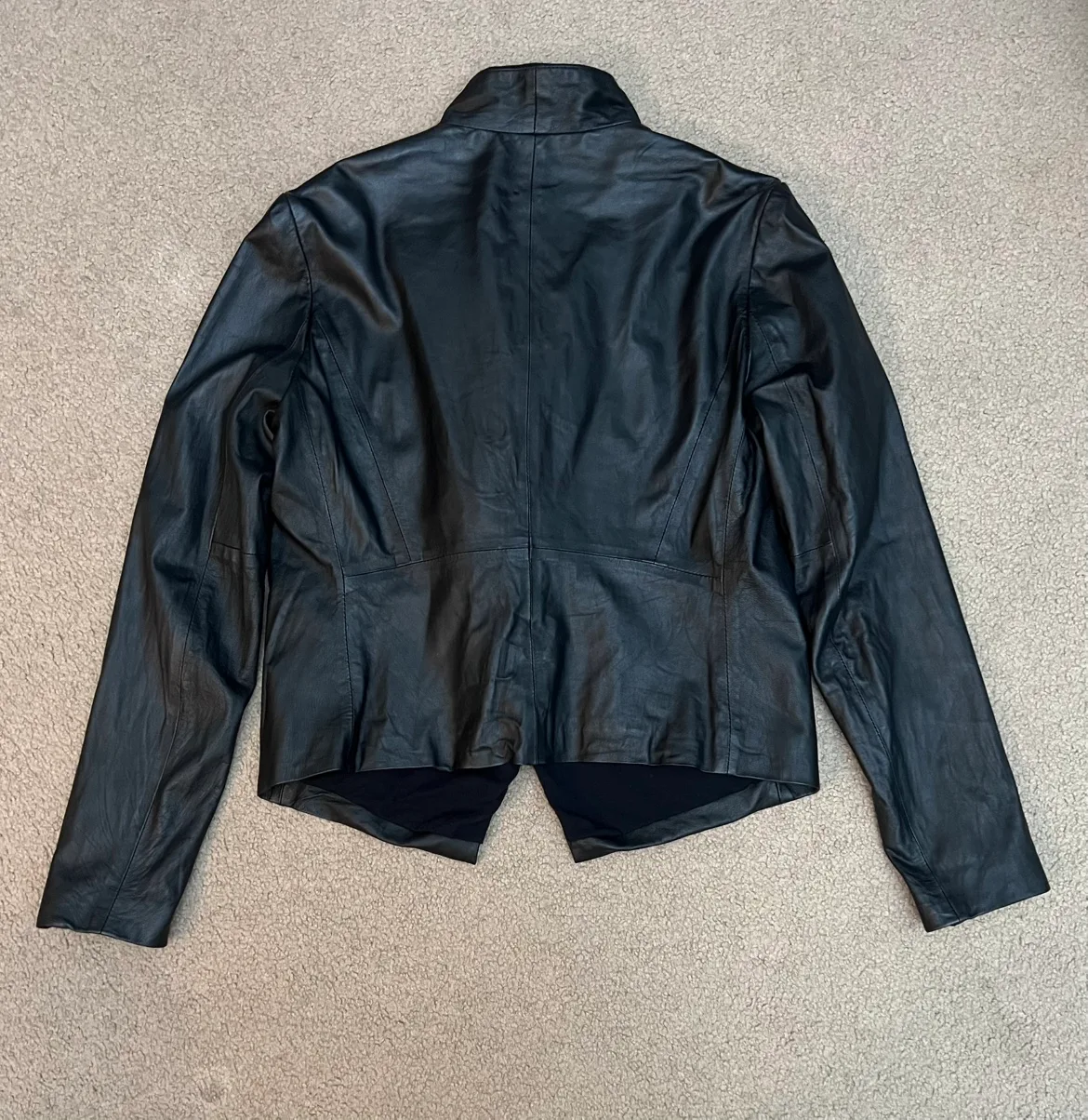 Theory Kanya Black Light Leather Jacket image indicator(5)