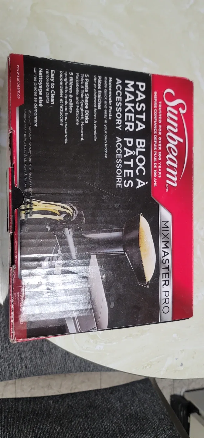 Sunbeam Mixmaster Pro Pasta Maker Accessory image indicator(3)