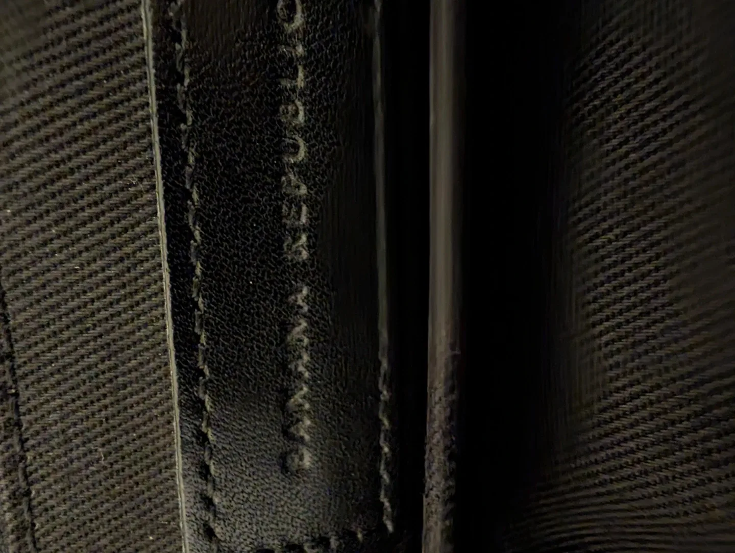 Banana Republic Black Leather Messenger Bag image indicator(8)