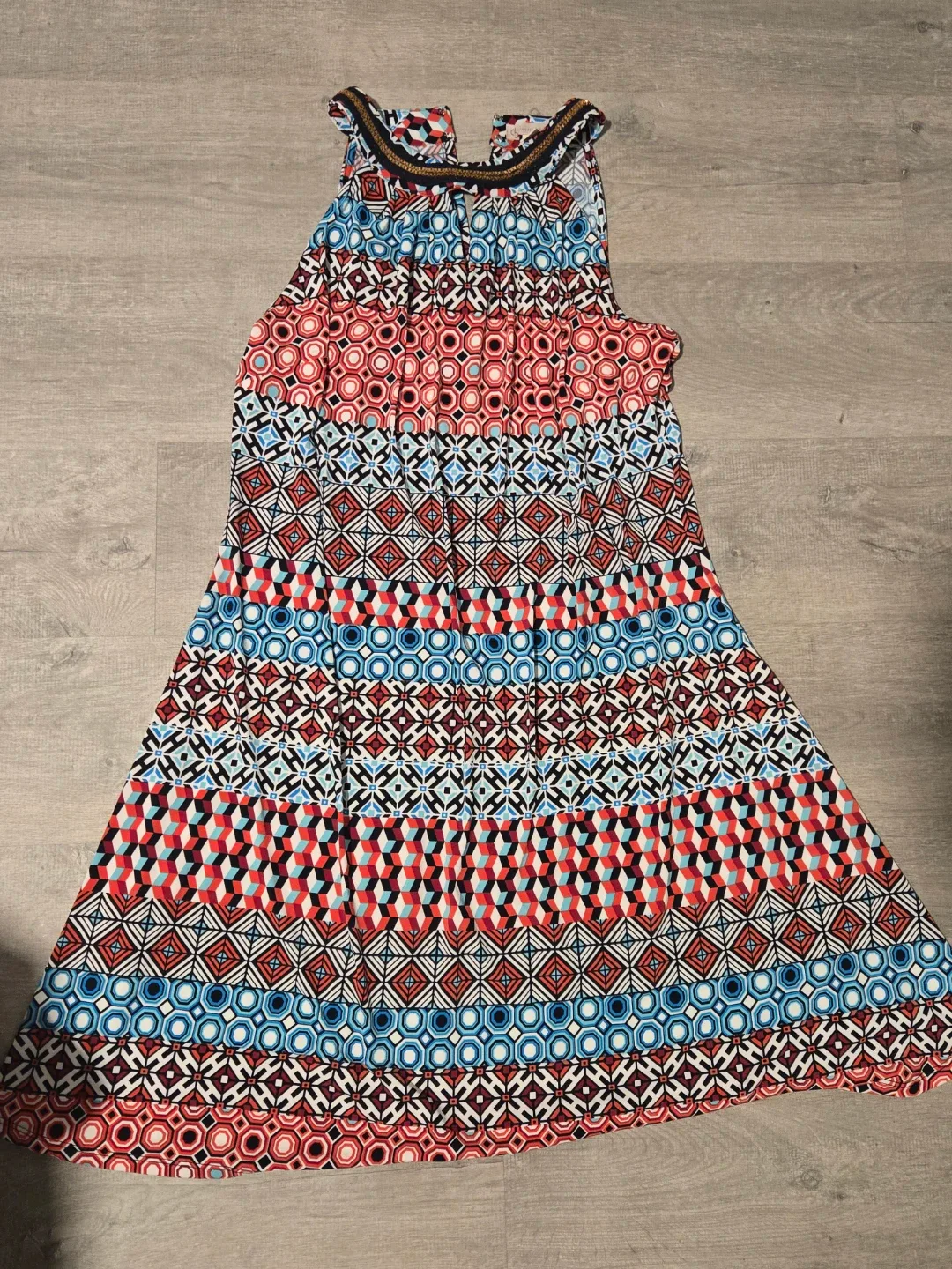 BNWT Patterned Sleeveless Dress - Vacation Season has Arrived! thumbnail