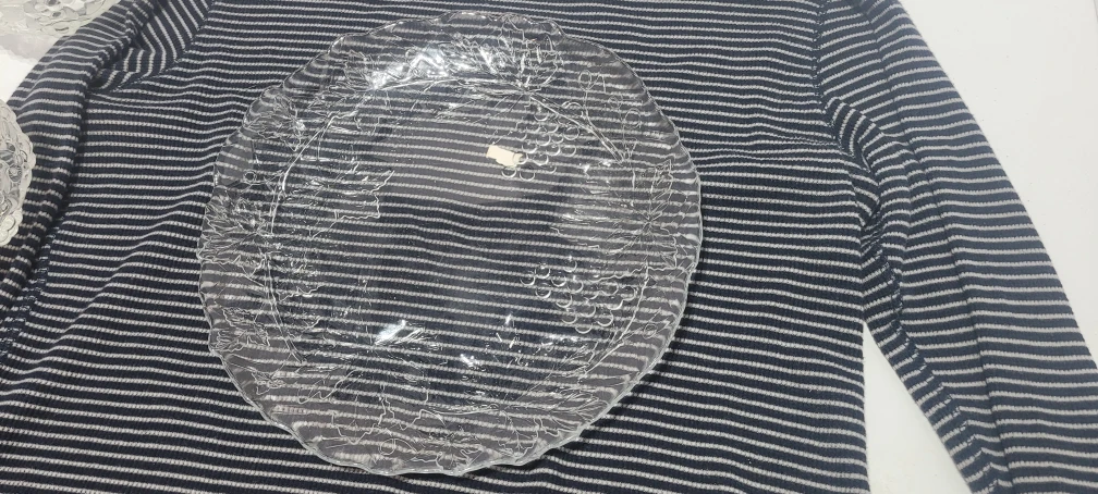 Clear Glass Decorative Plates