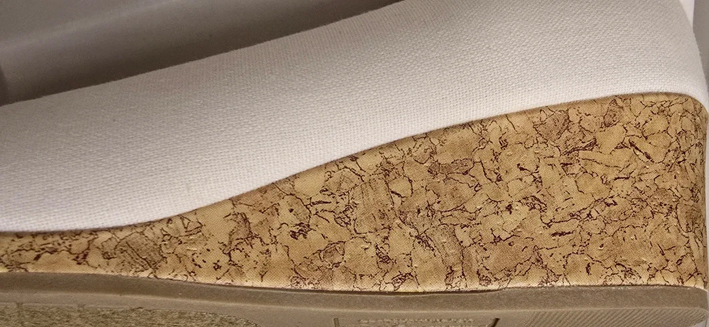 NEW! American Eagle White Wedge Shoes - Size 2 Youth image indicator(4)