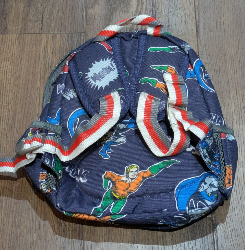 EUC Pottery Barn Kids DC Superhero backpack - photo 3