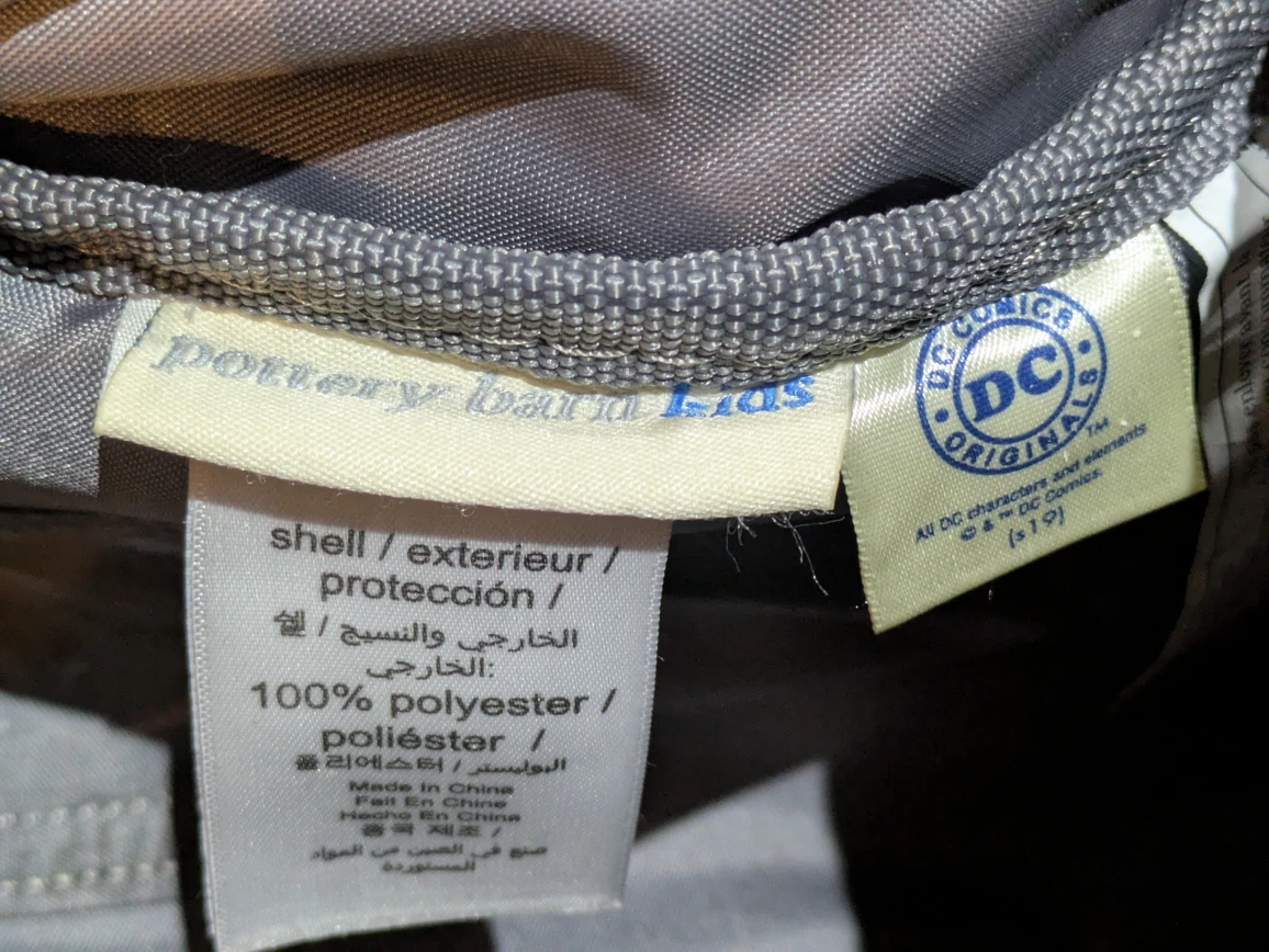 EUC Pottery Barn Kids DC Superhero backpack - photo 5