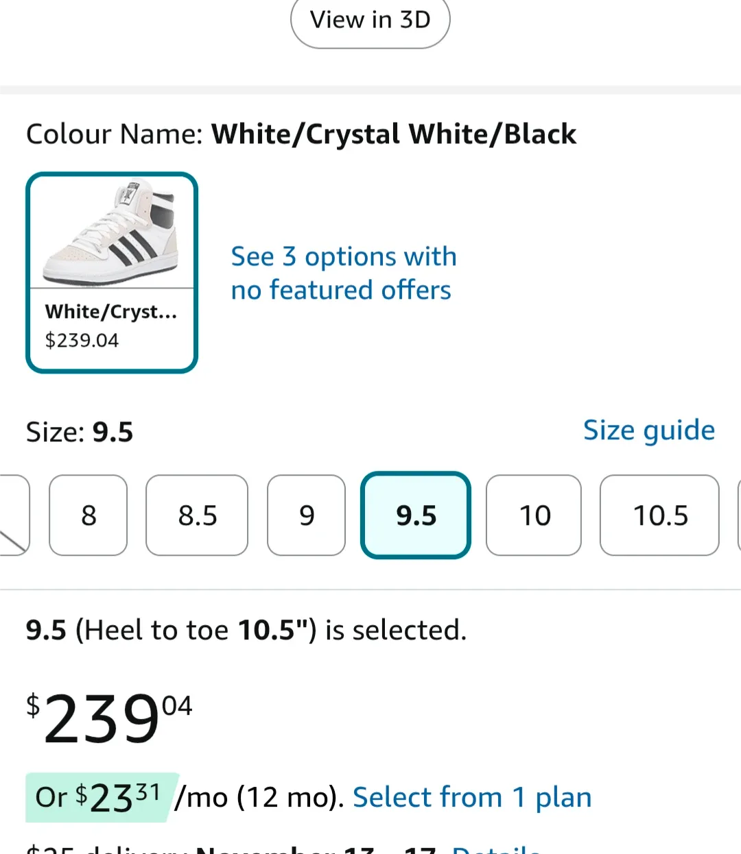 50% OFF Adidas Top 10 RB basketball Men's 8 US sneakers image indicator(2)