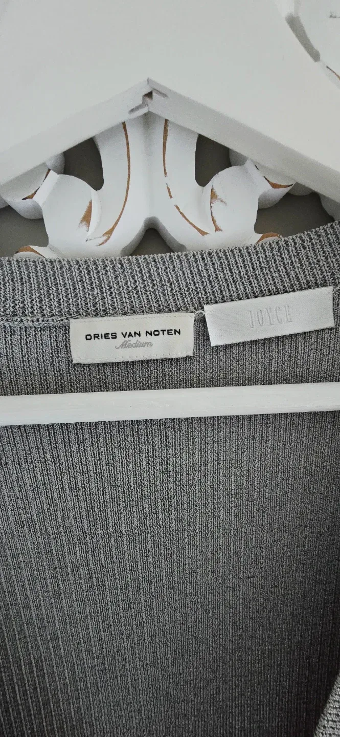 Dries Van Noten Grey Cardigan - Size Medium image indicator(2)