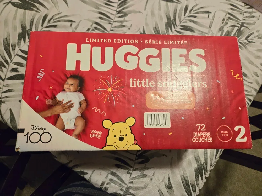 Huggies Little Snugglers Size 2 Diapers - 72 Count