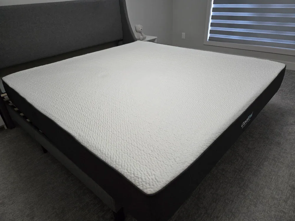 King Size Upholstered Bed Frame & 10" deep Mattress image indicator(2)