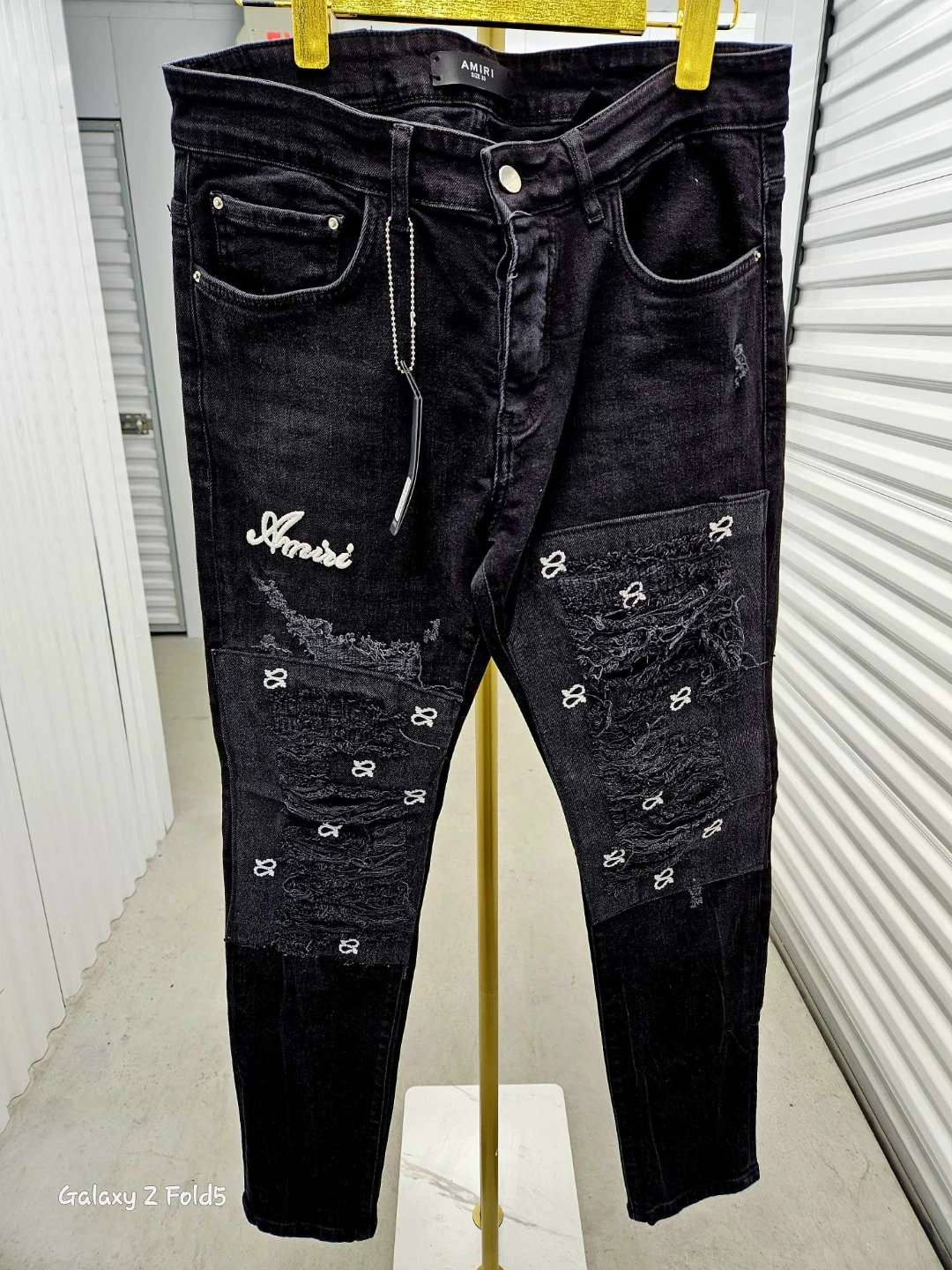 Amiri Distressed Jeans, Size 33 - photo 3