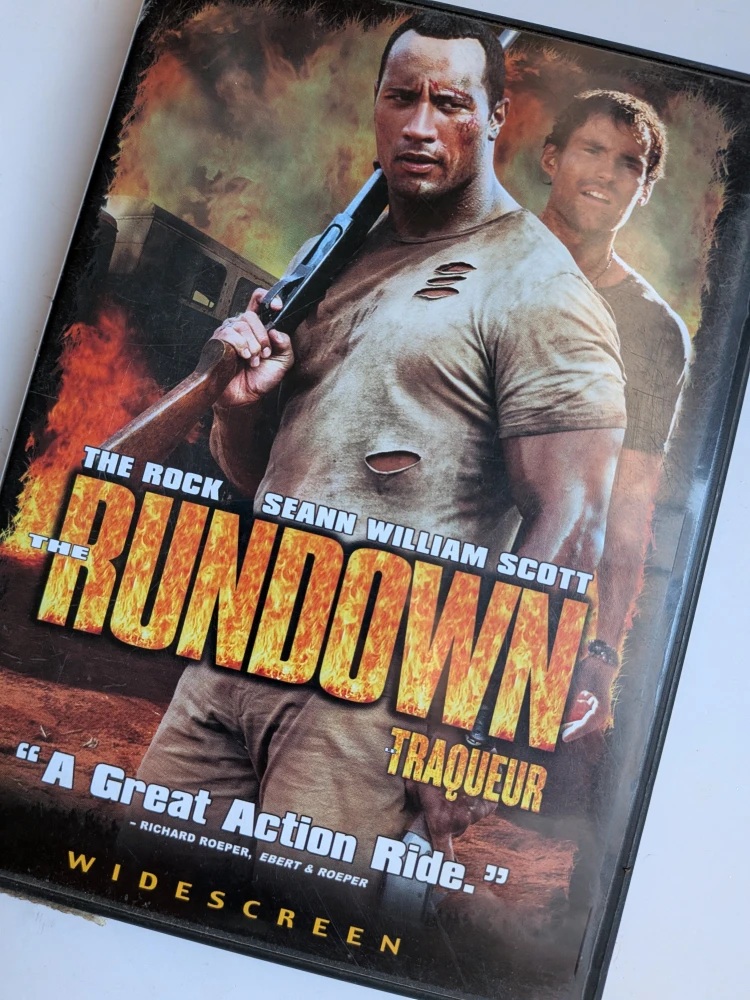The Rundown DVD - Action Adventure the Rock🥰