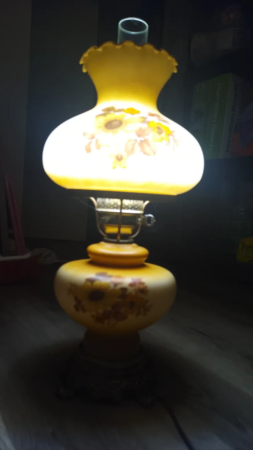 Vintage Floral Table Lamp image indicator(4)
