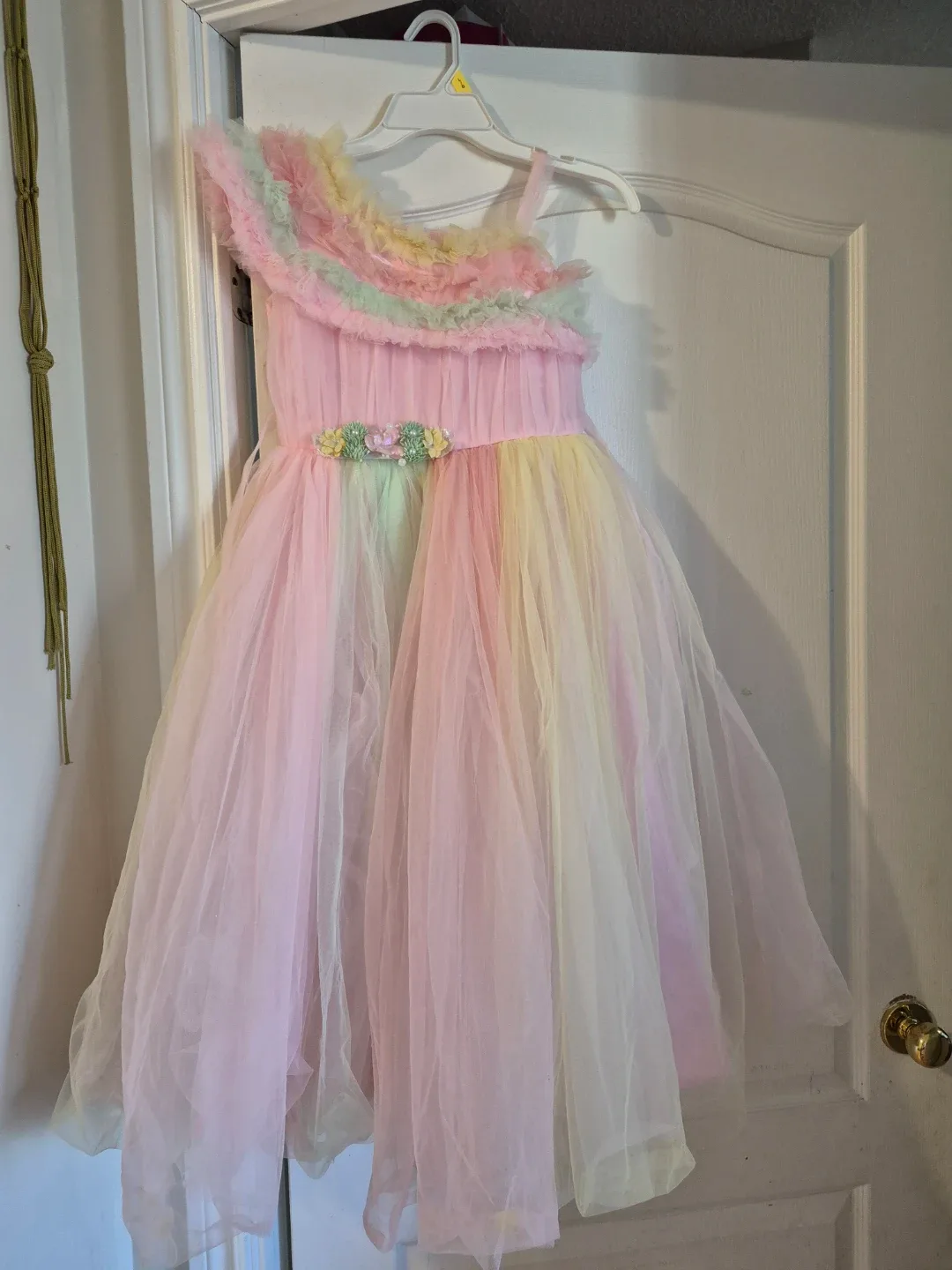 Rainbow Dress girls party wear