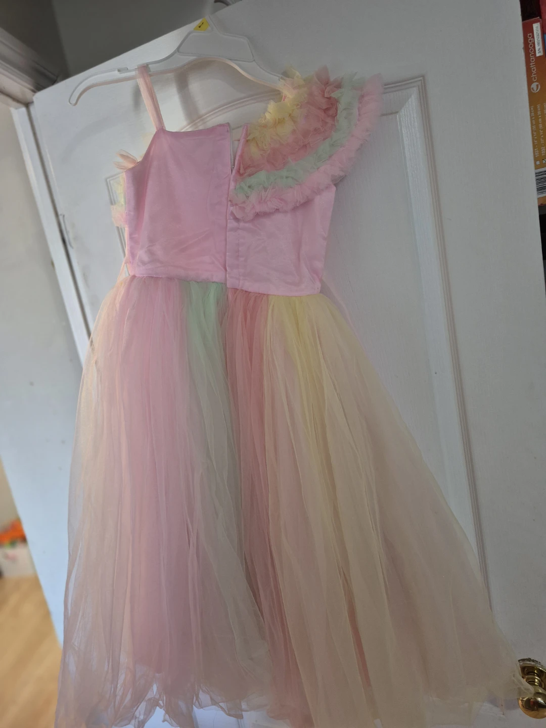 Rainbow Dress girls party wear - photo 2
